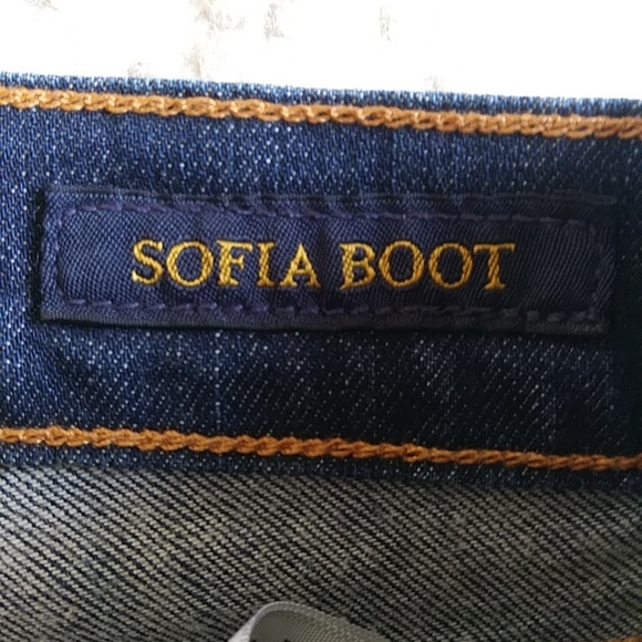 Lucky Brand Embroidered Sofia Boot Cut Jeans 4 / 27R Blue - Picture 4 of 16
